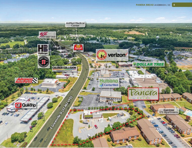 1702 E Greenville St, Anderson, SC à vendre - Photo de l’immeuble – Image 2 sur 5