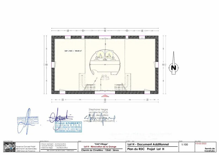 Bureau dans Sénas à vendre - Plan d’étage – Image 3 sur 7