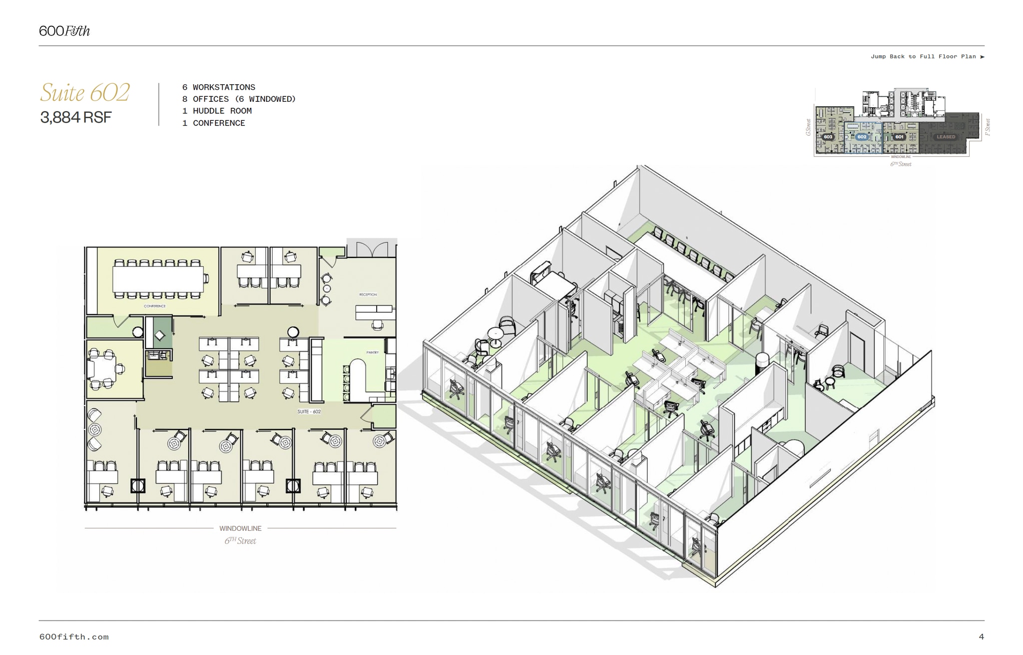 600 5th St NW, Washington, DC à louer Plan d’étage– Image 1 sur 1