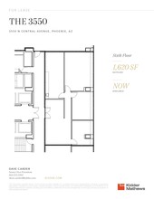 3550 N Central Ave, Phoenix, AZ à louer Plan d’étage– Image 1 sur 1