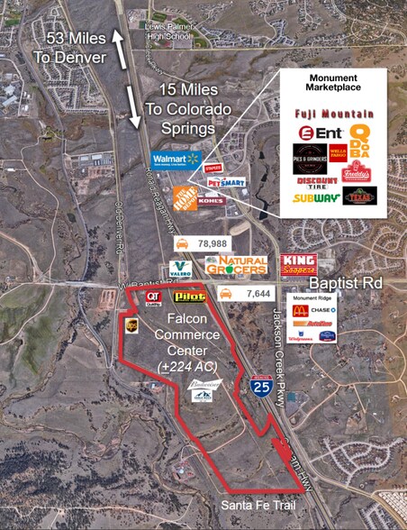 W Baptist Rd, Colorado Springs, CO à vendre - Aérien – Image 2 sur 2