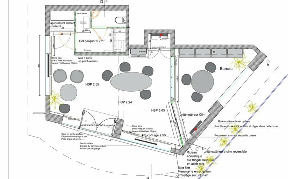 Local commercial dans Arcachon à louer - Plan d’étage – Image 2 sur 2