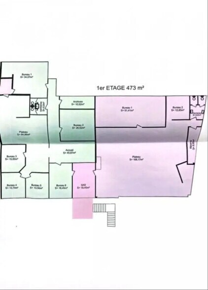 Industriel/Logistique dans Le Havre à vendre - Plan d’étage – Image 2 sur 3