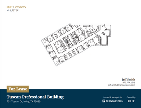 701 Tuscan Dr, Irving, TX à louer Plan d’étage– Image 1 sur 1