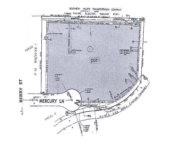 501-509 Mercury Ln, Brea, CA à louer - Plan cadastral – Image 2 sur 8