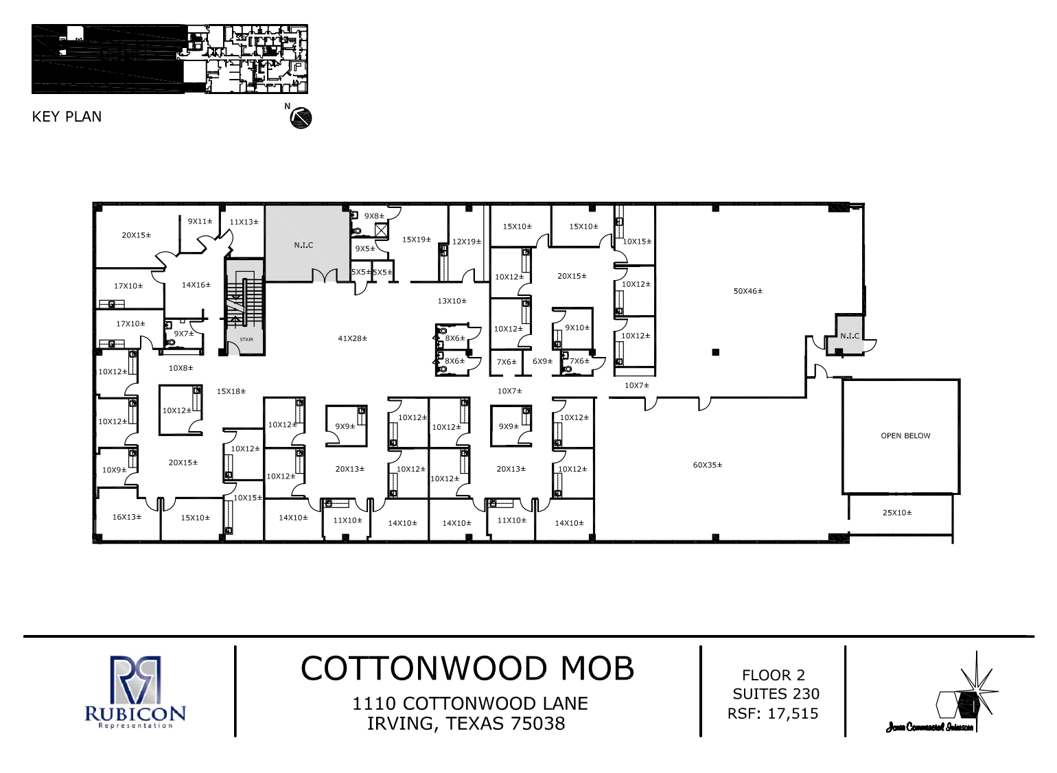 1110 Cottonwood Ln, Irving, TX à louer Plan d’étage– Image 1 sur 1