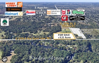 Plus de détails pour 111th St (Florence) & S. Lynn Lane Rd, Broken Arrow, OK - Terrain à vendre