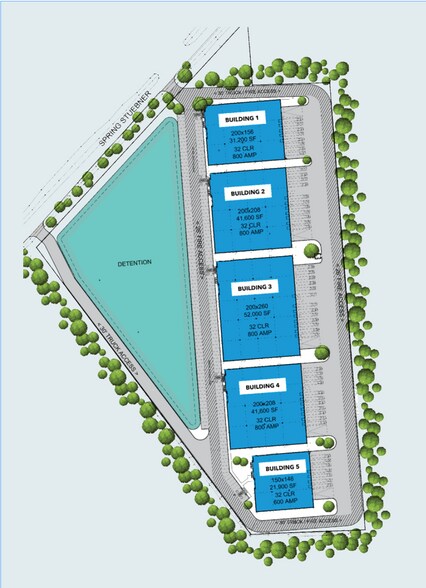 7901 Spring Stuebner Rd, Spring, TX à vendre - Plan de site – Image 3 sur 4