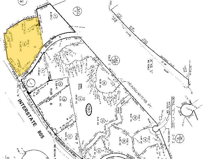 7473 Lusk Blvd, San Diego, CA à louer - Plan cadastral – Image 3 sur 8