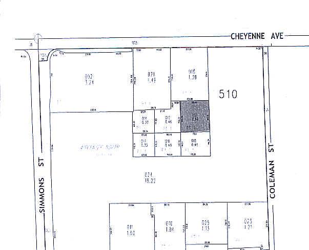 2545 W Cheyenne Ave, North Las Vegas, NV à louer - Plan cadastral – Image 2 sur 3