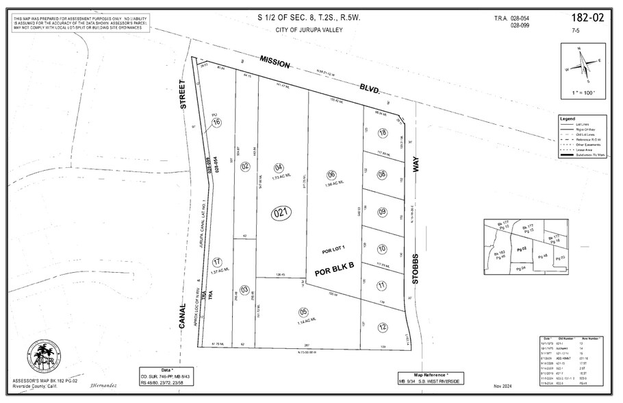 3845 Stobbs Way, Jurupa Valley, CA à vendre - Plan cadastral – Image 2 sur 2