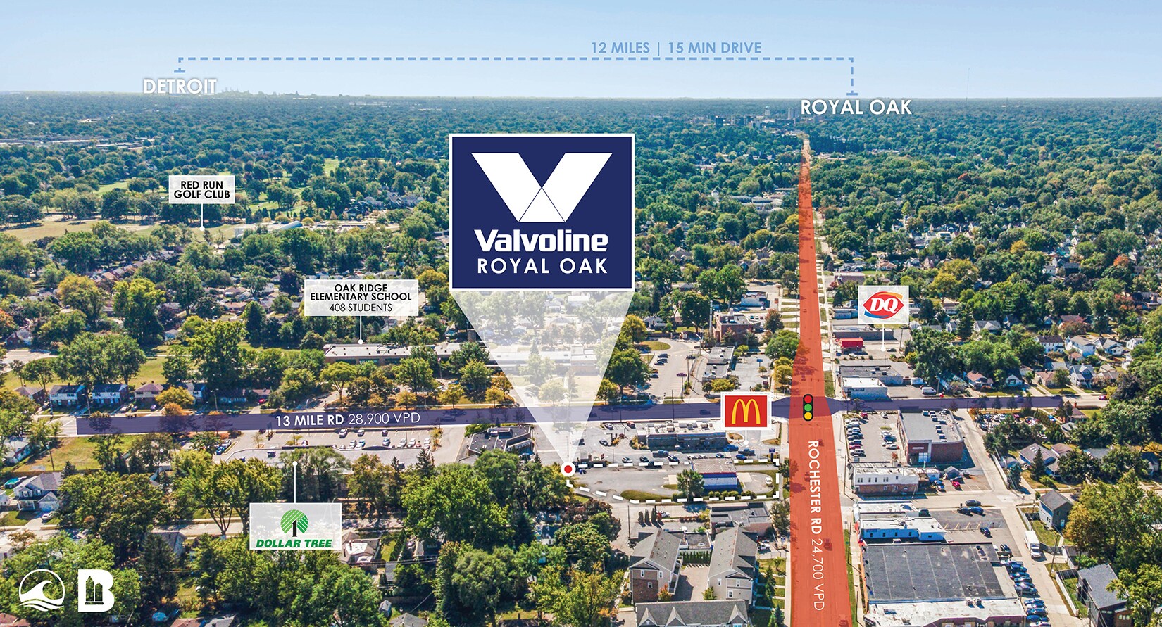 3320 Rochester Rd, Royal Oak, MI à vendre Photo de l’immeuble– Image 1 sur 3