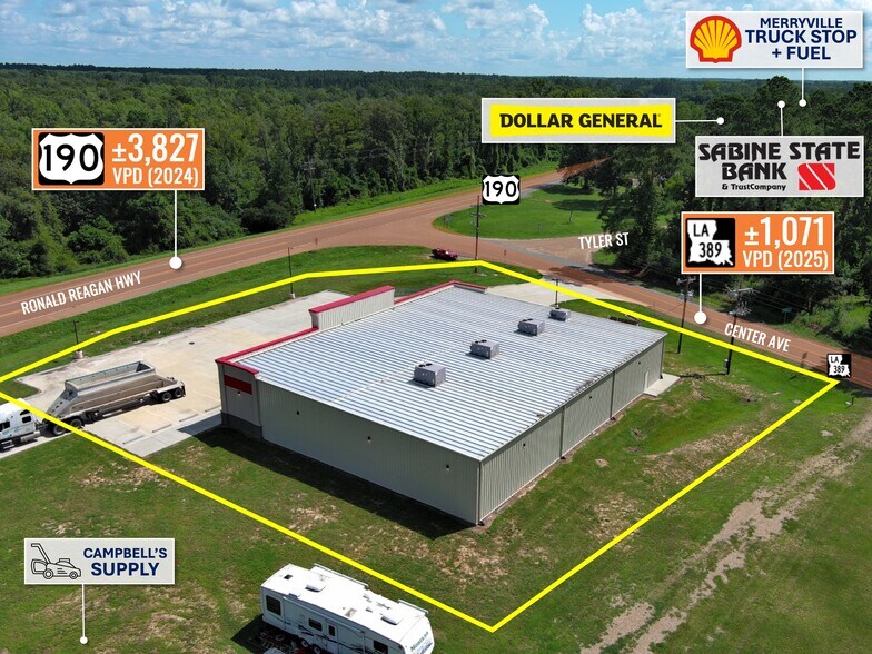 11787 Highway 190 W, Merryville, LA à louer - Photo de l’immeuble – Image 3 sur 9