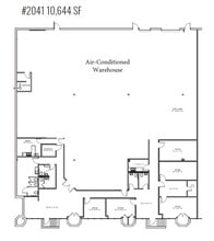 2108-2110 Hurd Dr, Irving, TX à louer Plan d’étage– Image 1 sur 1