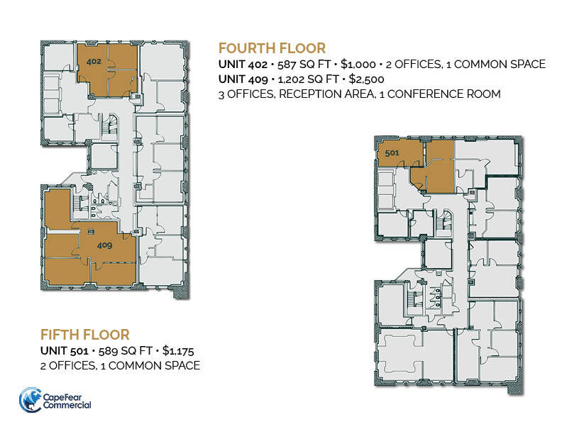 201 N Front St, Wilmington, NC à louer Plan d’étage– Image 1 sur 1