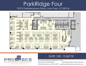 10375 Park Meadows Dr, Lone Tree, CO à louer Plan d’étage– Image 1 sur 1