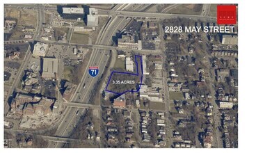 2828 May St, Cincinnati, OH - Vue aérienne  vue de carte