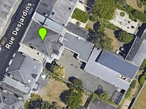 Angers - VUE AÉRIENNE vue de carte