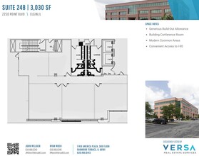 2250 Point Blvd, Elgin, IL à louer Plan d’étage– Image 1 sur 2