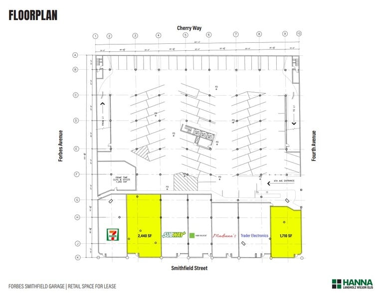 400-416 Smithfield St, Pittsburgh, PA à louer - Plan d’étage – Image 2 sur 2