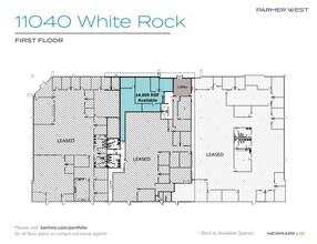 11000 White Rock Rd, Rancho Cordova, CA à louer Plan d’étage– Image 1 sur 1