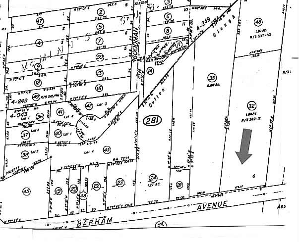 11 W Barham Ave, Santa Rosa, CA à louer - Plan cadastral – Image 2 sur 11