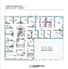 14700 Farmington Rd, Livonia, MI à louer Plan d’étage– Image 1 sur 1