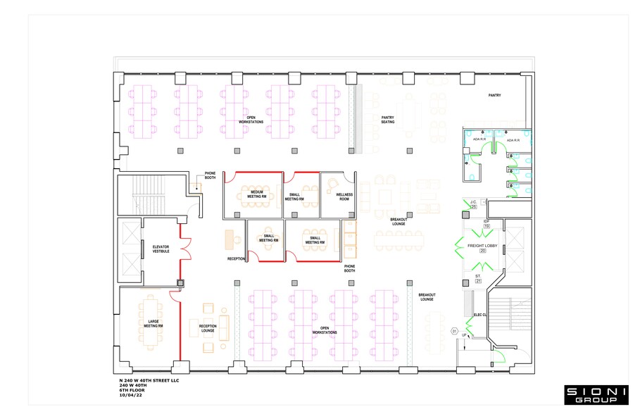 240 W 40th St, New York, NY à louer - Plan de site – Image 2 sur 11