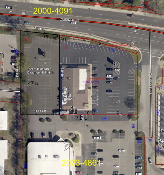 3136 N National Rd, Columbus, IN à louer - Aérien – Image 2 sur 3