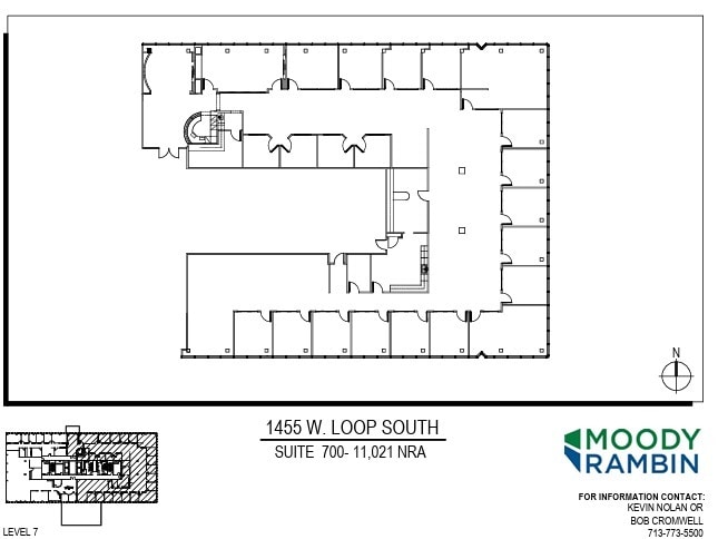 1455 West Loop S, Houston, TX à louer Plan d’étage– Image 1 sur 1