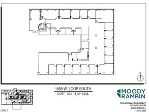 1455 West Loop S, Houston, TX à louer Plan d’étage– Image 1 sur 1