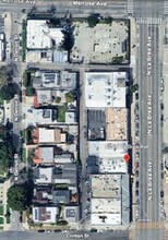 615 N La Brea Ave, Los Angeles, CA - Vue aérienne vue de carte