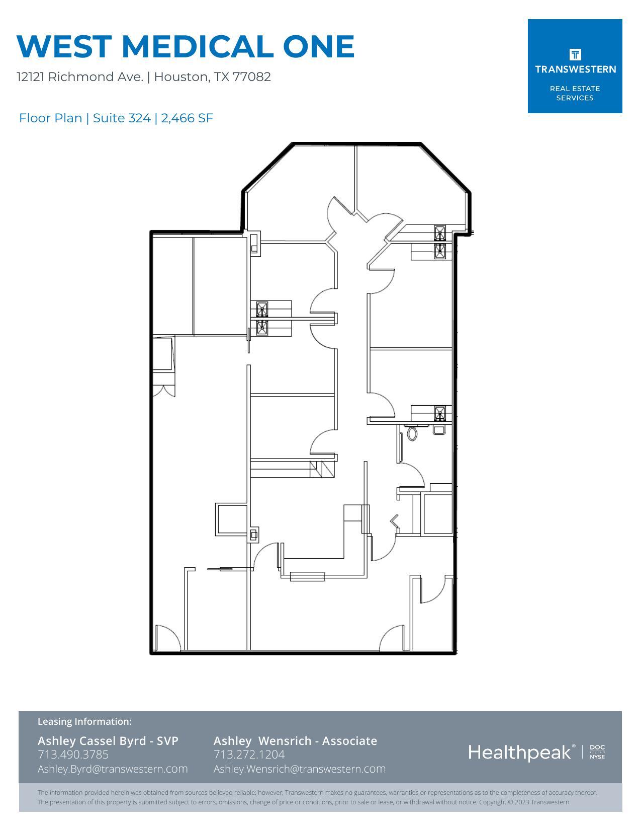 12121 Richmond Ave, Houston, TX à louer Plan d’étage– Image 1 sur 1