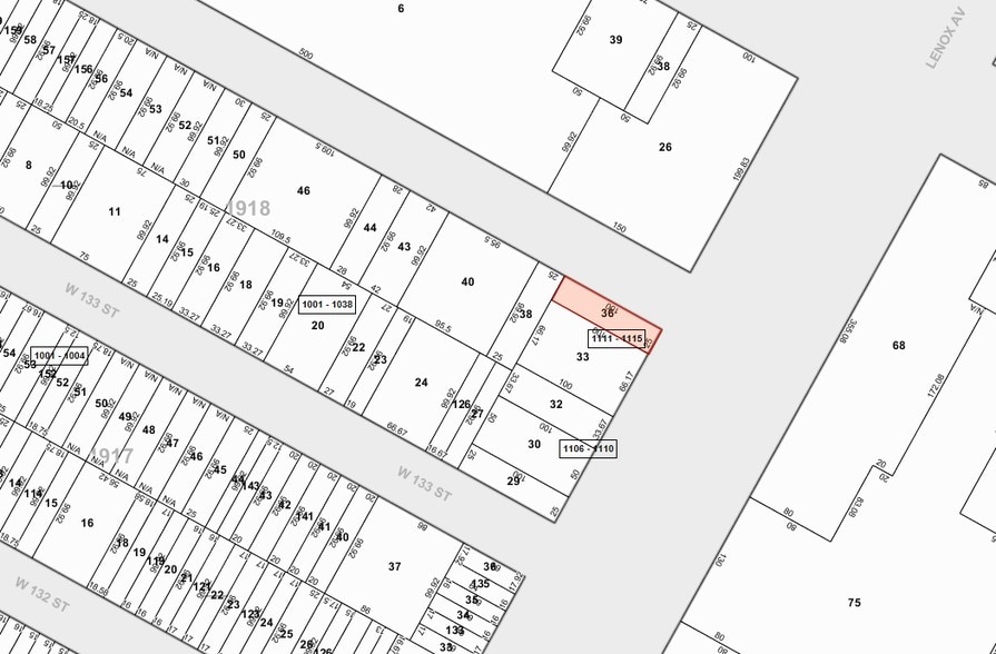 477 Malcolm X Blvd, New York, NY à louer - Plan cadastral – Image 3 sur 3