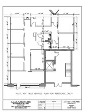 1852-1866 Reisterstown Rd, Pikesville, MD à louer Plan d’étage– Image 1 sur 1