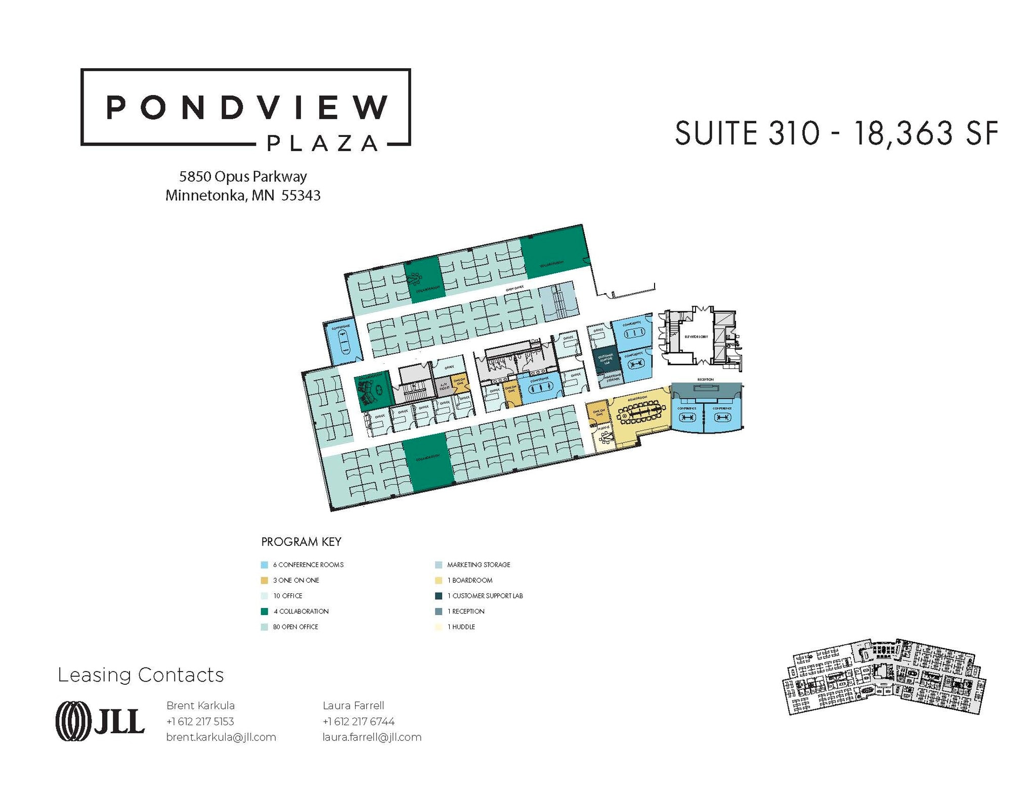 5850 Opus Pky, Minnetonka, MN à louer Plan d’étage– Image 1 sur 2