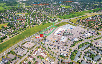 13750 Bow Bottom Trl SE, Calgary, AB - VUE AÉRIENNE  vue de carte