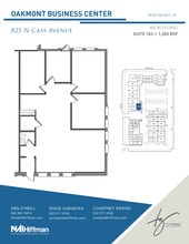825 N Cass Ave, Westmont, IL à louer Plan d’étage– Image 1 sur 1