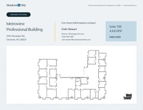 1900 Randolph Rd, Charlotte, NC à louer Plan de site– Image 1 sur 2