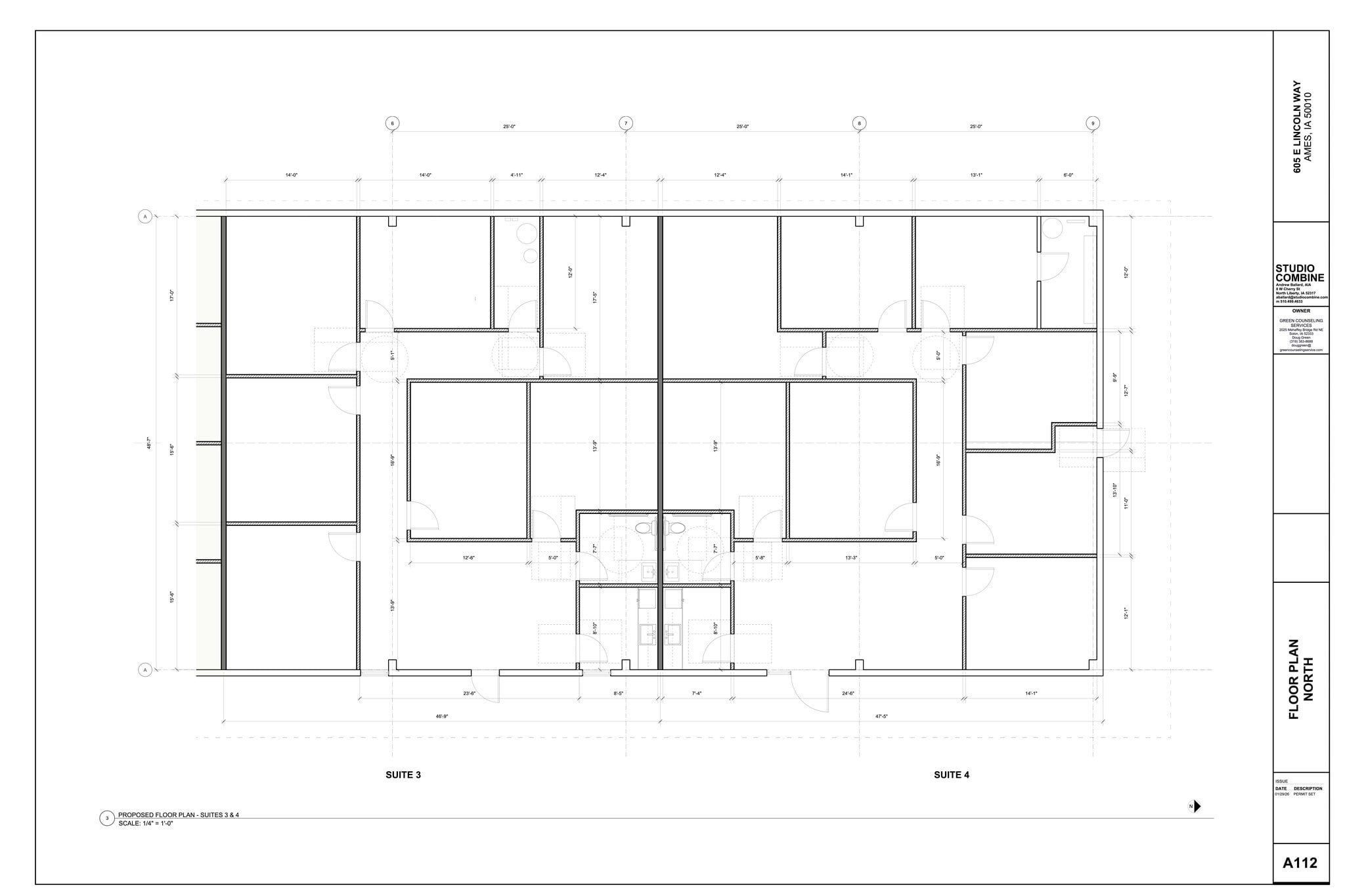 605 E Lincoln Way, Ames, IA à louer Plan de site– Image 1 sur 7