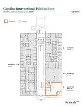 2611 Forest Dr, Columbia, SC à louer Plan d’étage– Image 1 sur 1