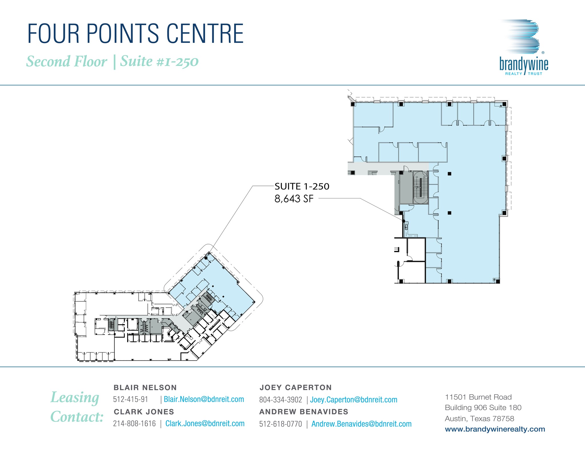 11305 Four Points Dr, Austin, TX à louer Plan de site– Image 1 sur 1