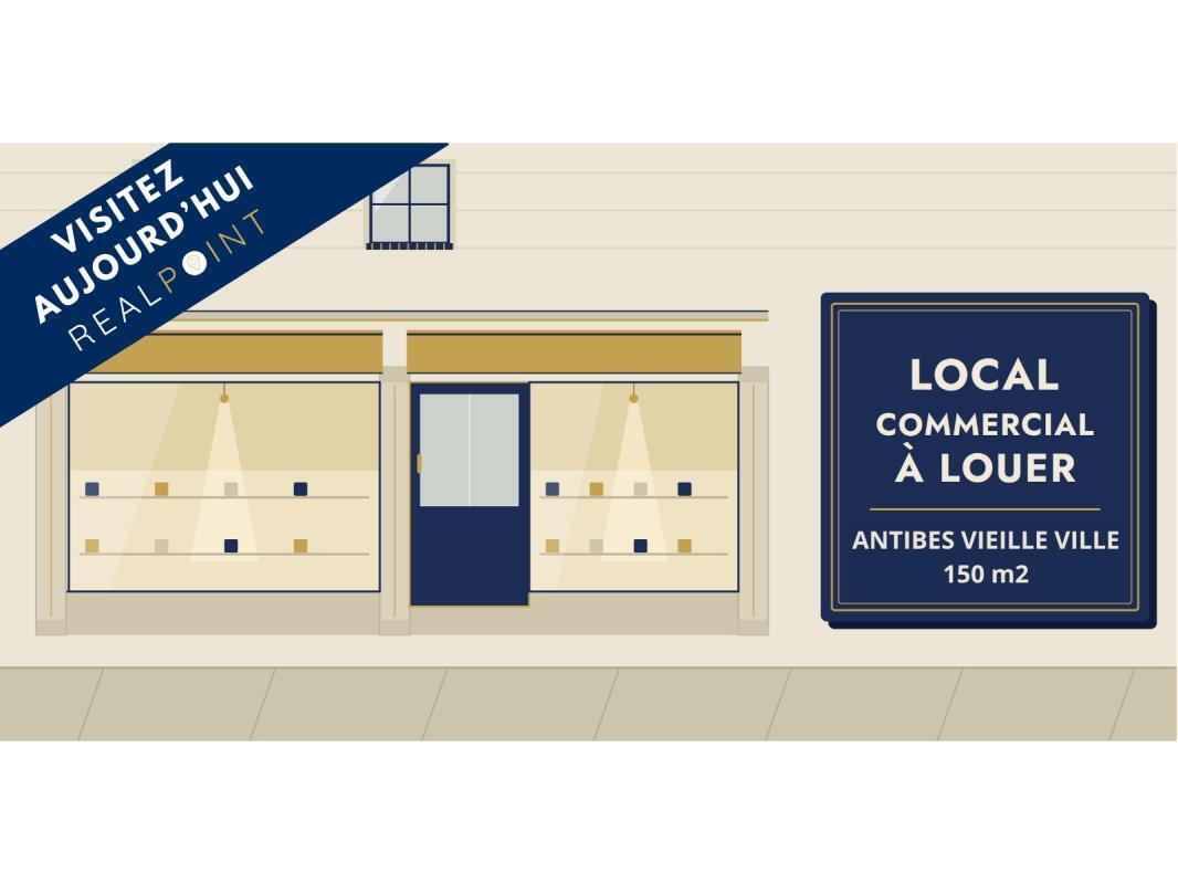 Local commercial dans Antibes à louer Photo de l’immeuble– Image 1 sur 5