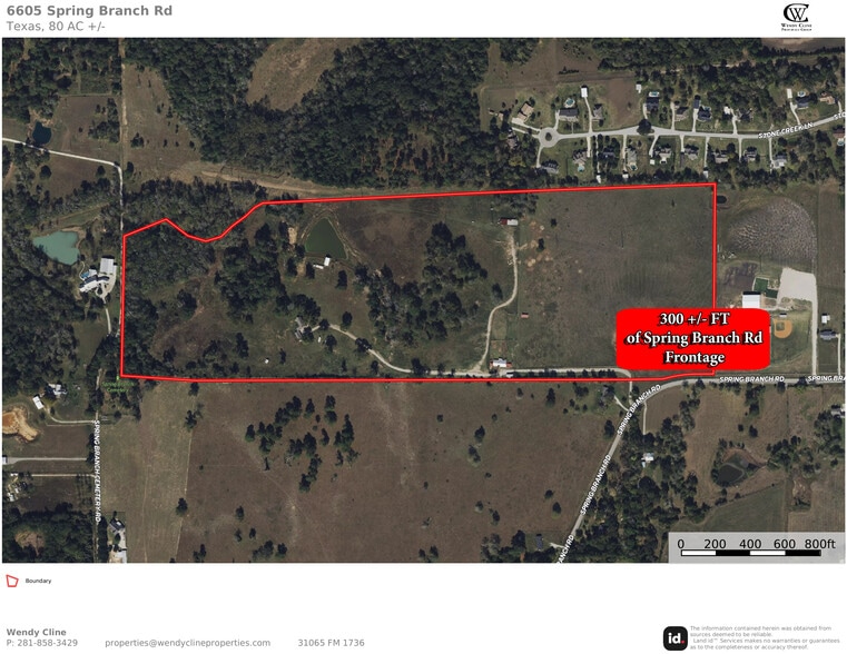 6605 Spring Branch Rd, Montgomery, TX à vendre - Photo de l’immeuble – Image 3 sur 11
