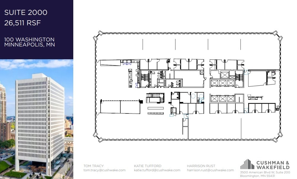 100 Washington Ave S, Minneapolis, MN à louer Plan d’étage– Image 1 sur 1