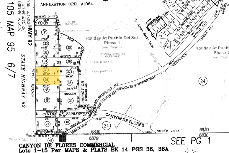 3500 Canyon De Flores, Sierra Vista, AZ à vendre - Plan cadastral – Image 2 sur 31