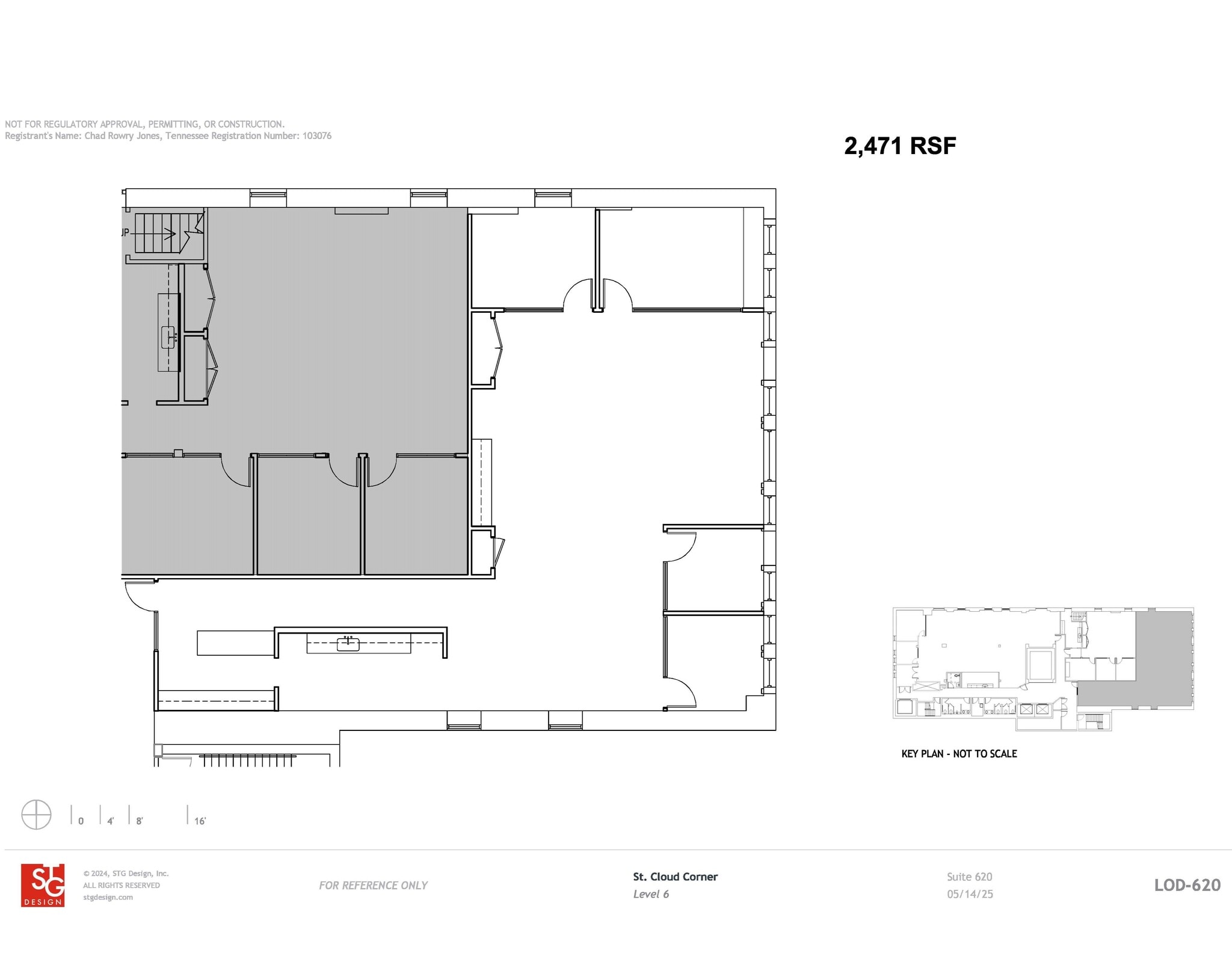 500 Church St, Nashville, TN à louer Plan d’étage– Image 1 sur 3