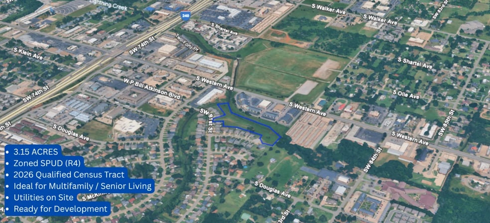 8230 S Klein Ave, Oklahoma City, OK à vendre - Aérien – Image 2 sur 8