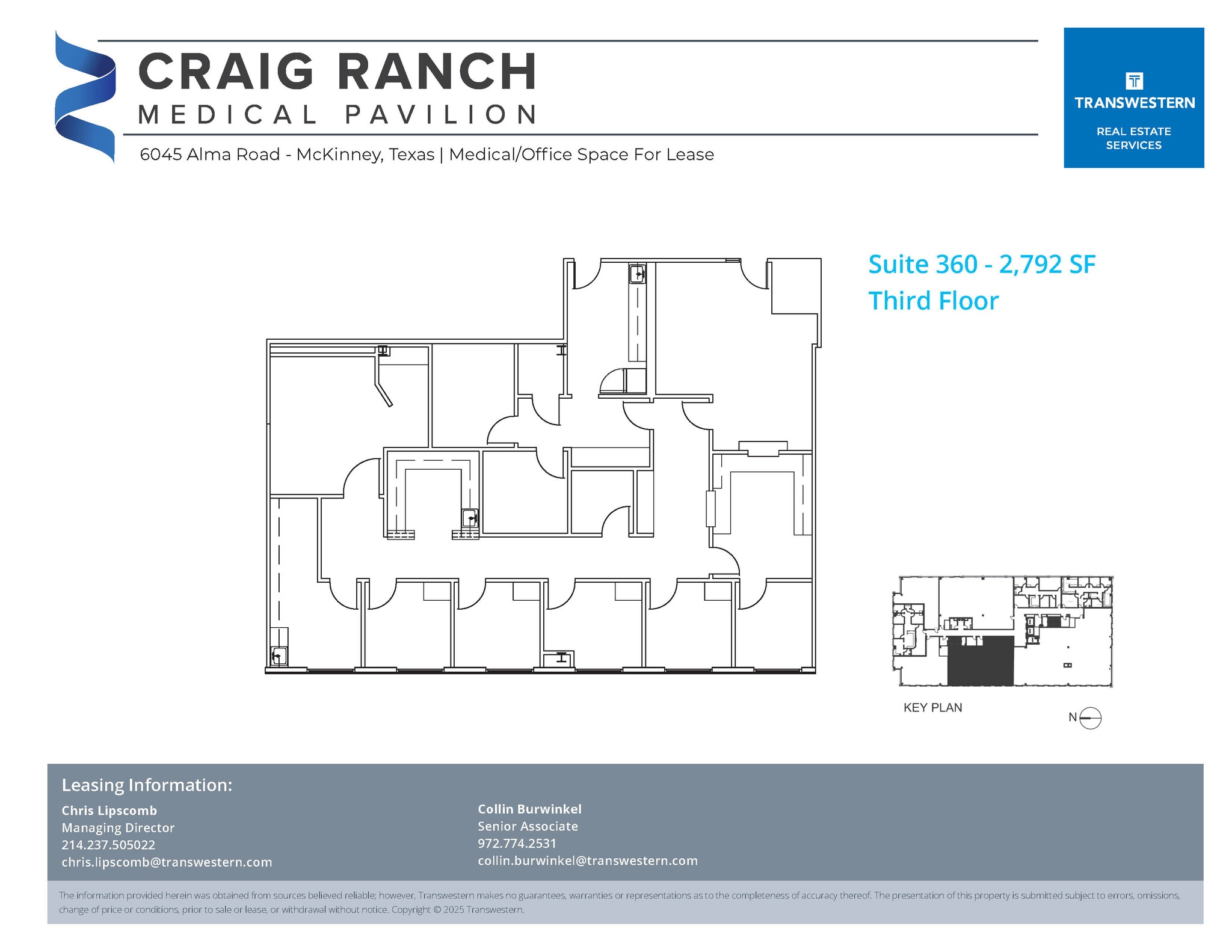 6045 Alma Rd, McKinney, TX à louer Plan d’étage– Image 1 sur 1