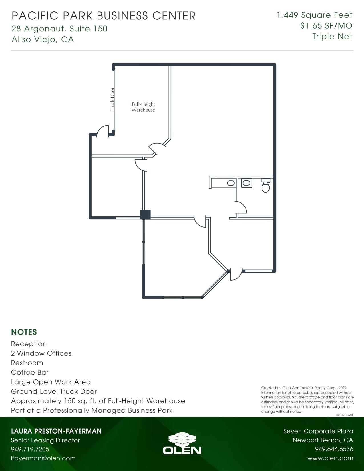 28 Argonaut, Aliso Viejo, CA à louer Plan d’étage– Image 1 sur 1